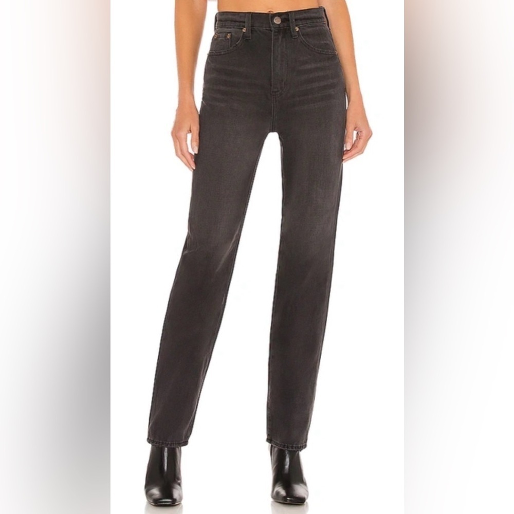 Pistola Cassie High Rise Straight Cropped Stretch Jean Size 26 Waist 25” Inseam